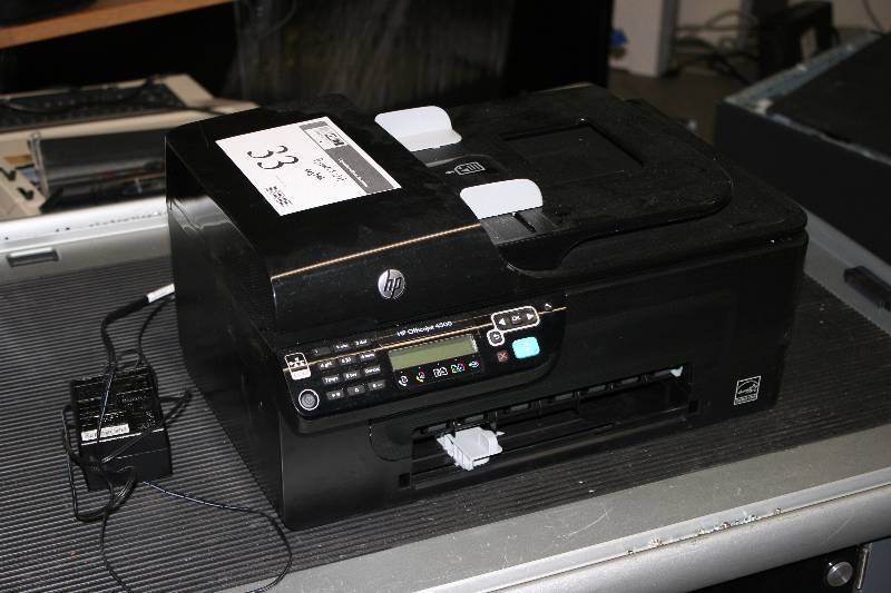 lot 33 image: HP Officejet4500 All-in-One Inkjet PrinterScannerFaxCopy wColor & Wireless 28 ppm (mono) 22 ppm (color).