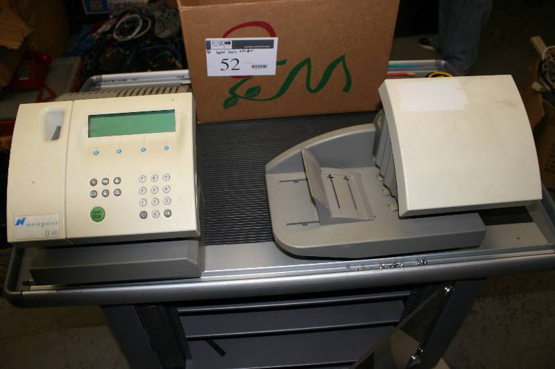 lot 52 image: Lot of (2) Including Postal Printer Postal Scale.