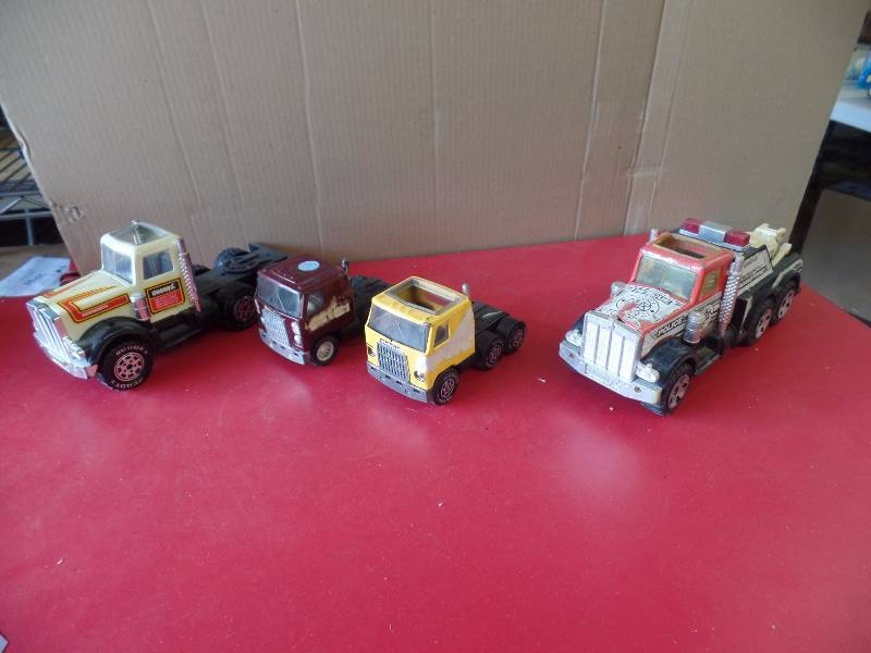 3 Buddy L Semis & Tow Truck