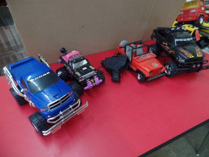 4 Remote Control Trucks