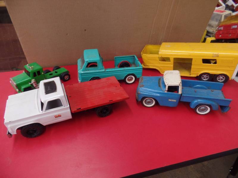 large plastic trucks