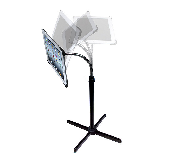 lot 7 image: iPad Height-Adjustable Gooseneck Floor Stand