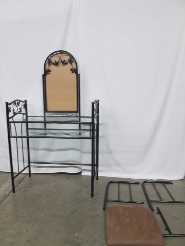 Black Vanity Set