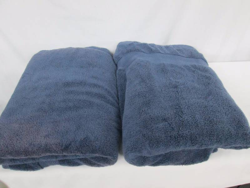 McLeland Design Soft & Strong 2-pc. Bath Sheet Set - Navy