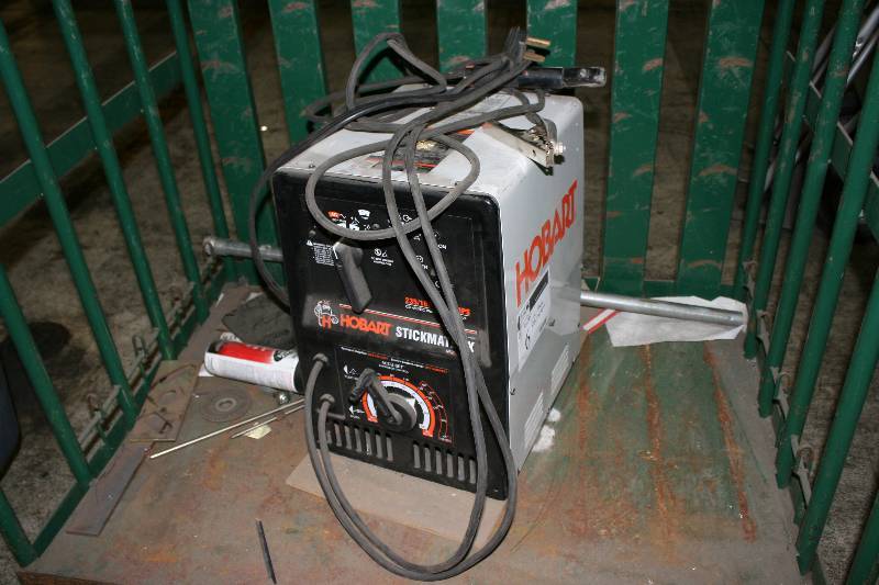 lot 6 image: Welding Lot of (3) Including Hobart Stickmate LX Welder wAccu-Set Amperage Control Jacket Welding Mask.