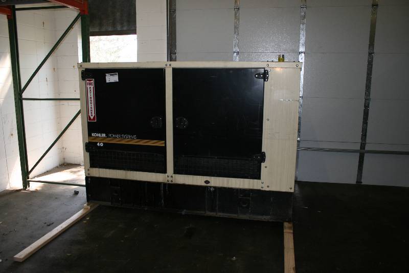 lot 2 image: 2009 Kohler Diesel Generator Model 40REOZJC Spec. GM57153-GA3 156 Hours 40 kW Standby Rating