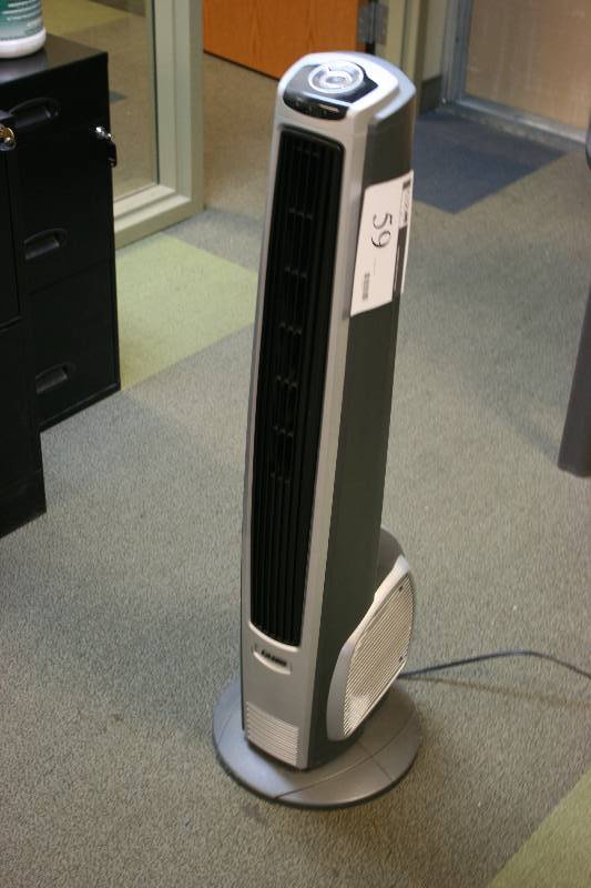 lot 59 image: Lasko Tower Fan wCord Type HB 120V60Hz.8A.