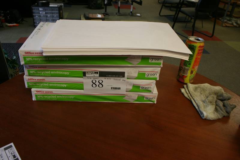 lot 88 image: Office Paper Lot 4 12 Reams 11 x 17 Tabloid Size.