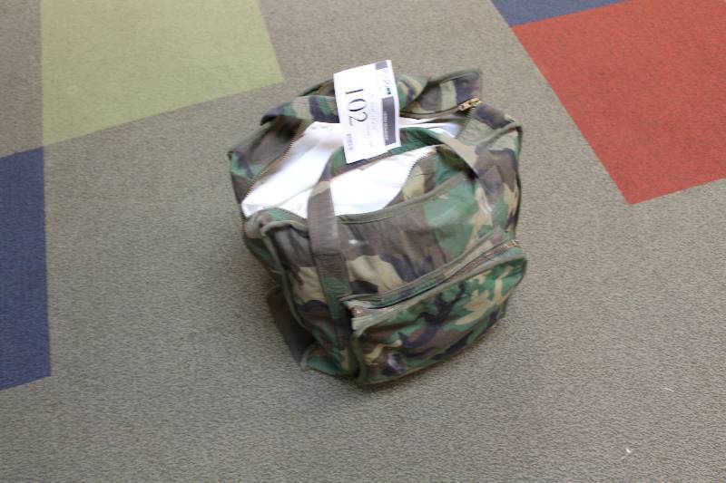 lot 102 image: Canopy Tent wCarrying Case At Least 10 x 10 Metal Frame.