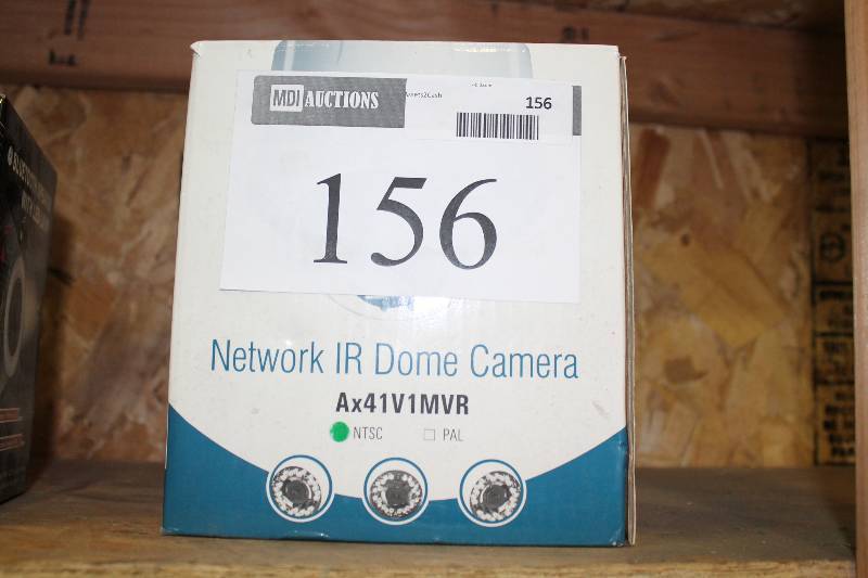 lot 156 image: I3 International Network IR Dome Camera AX41V1MVR NTSC.