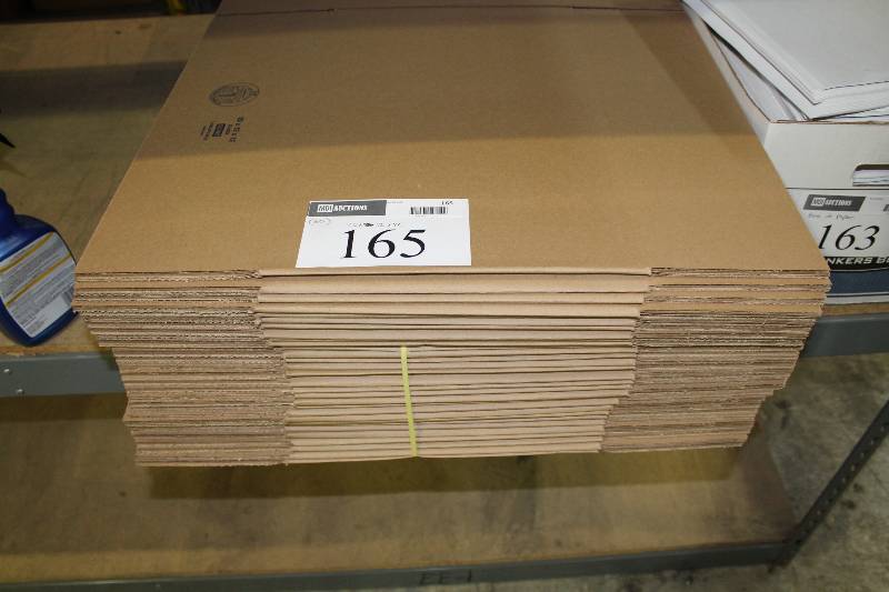 lot 165 image: Lot of (30) U-Line Cardboard Boxes 20 x 12 x 12.