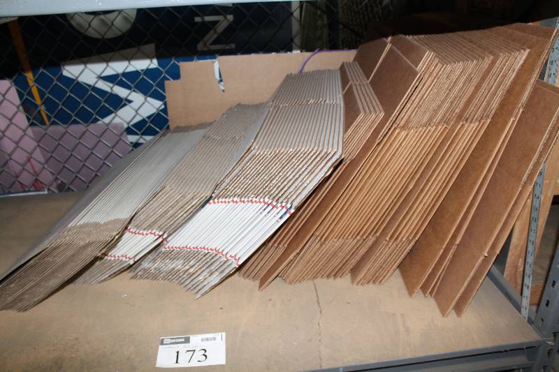lot 173 image: Cardboard Box Lot Miscellaneous Sizes.