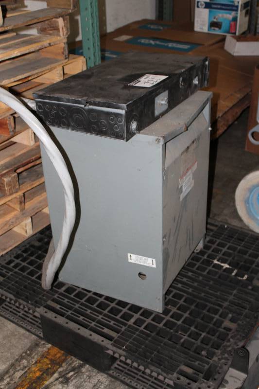 lot 221 image: Sorgel Three Phase Insulated Trasnformer 45Kva Hz 60 480H.V.