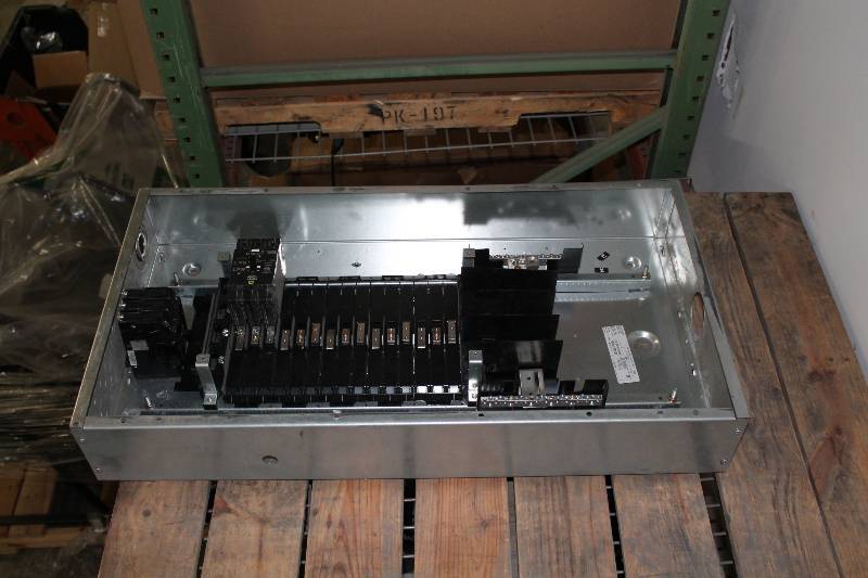 lot 223 image: Square D Type 1 Enclosure Electric Panel Circuit Breaker Box 38 x 20 x 6.