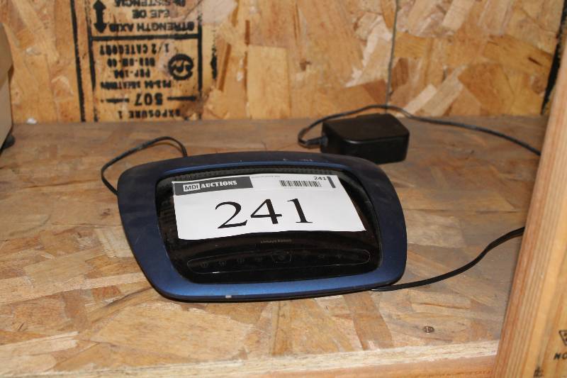 lot 241 image: Cisco E-3000 Wireless Router wCord.