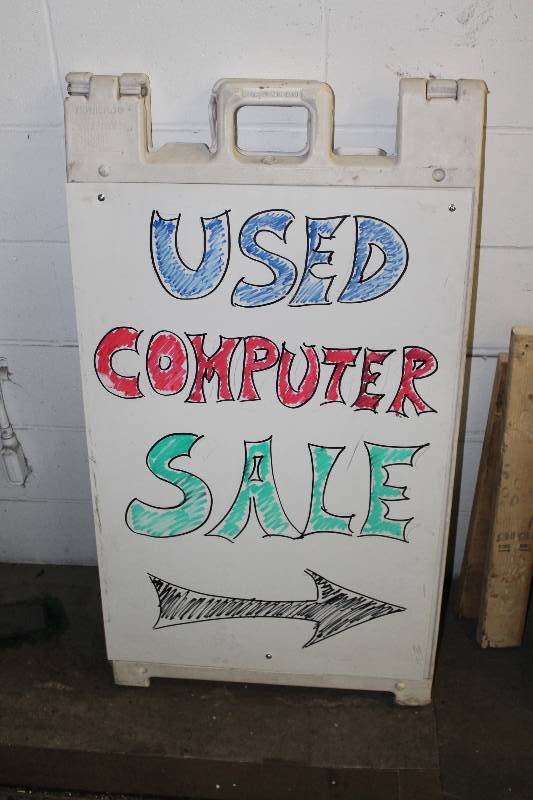 lot 231 image: Plastic Sign wWhite Board Writing Surface 24 x 45.
