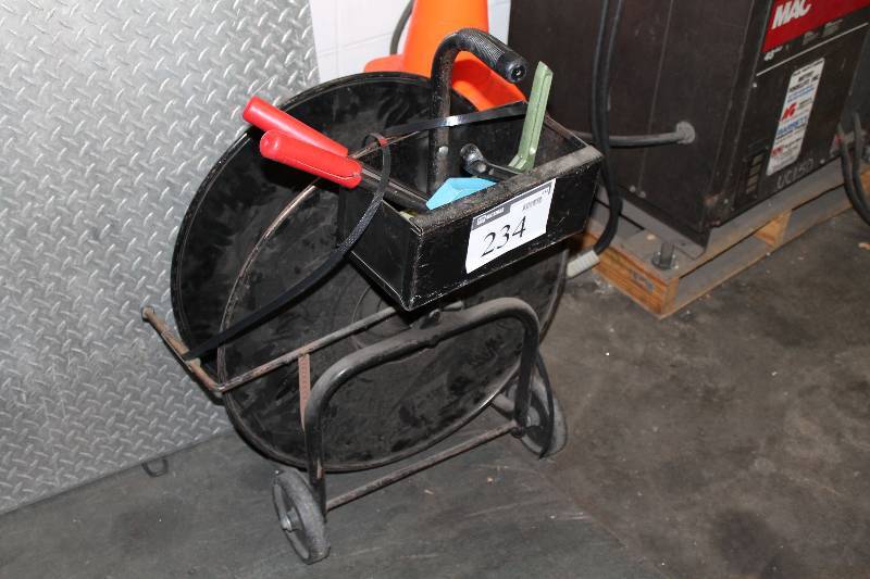 lot 234 image: Spindle wCart & Wheels Includes Miscellaneous Tools.