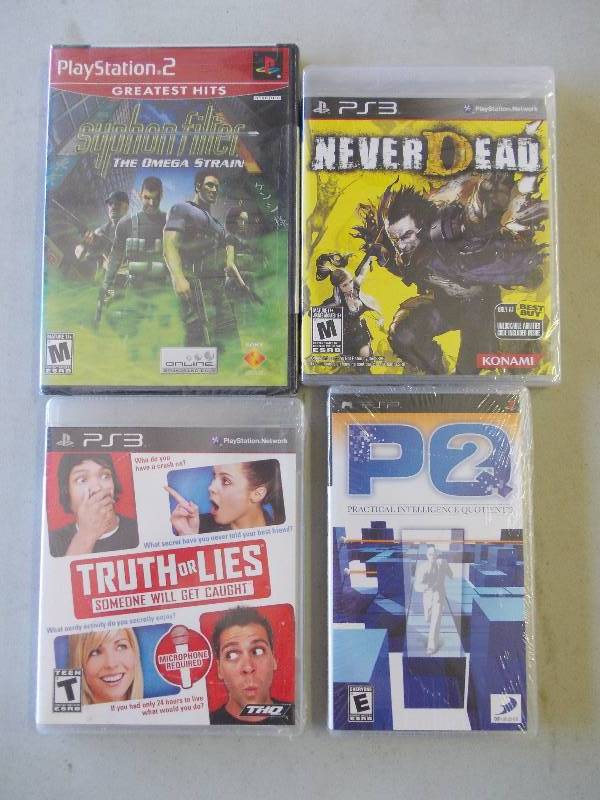 Assorted PS2, PS3, PSP Games