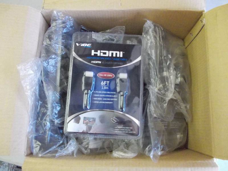 Box Of 8-NEW Vibe Axcess 6 Foot HDMI Cables