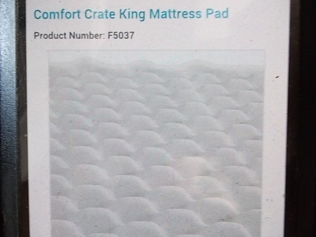 King Size Egg Crate Pad 1-12 Inch