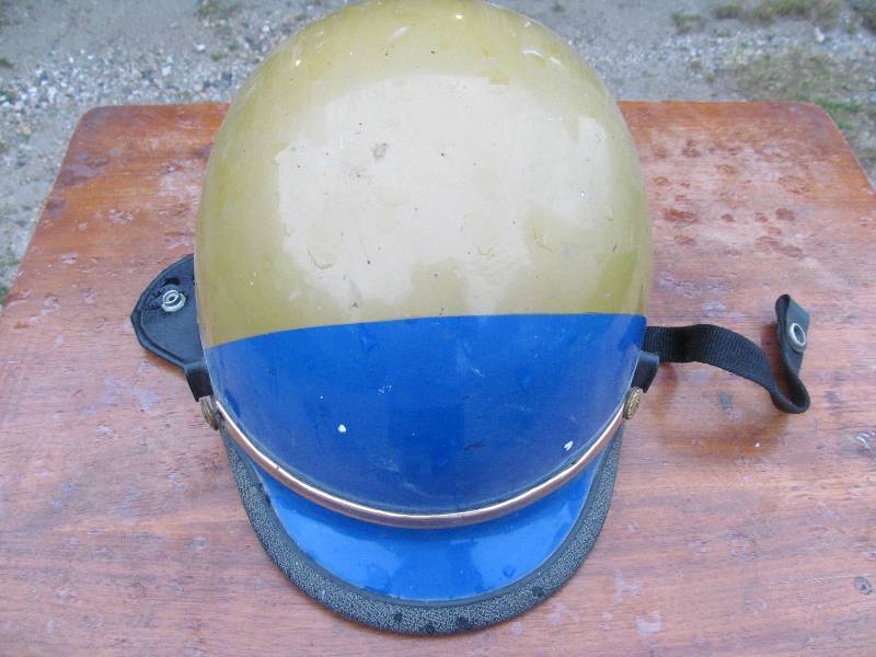 lot 73 image: Mexican Ploice Motorcycle Helmet