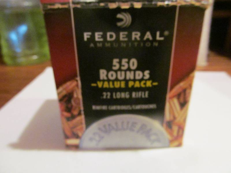 lot 79 image: Federal 22 LR - 550 Rounds
