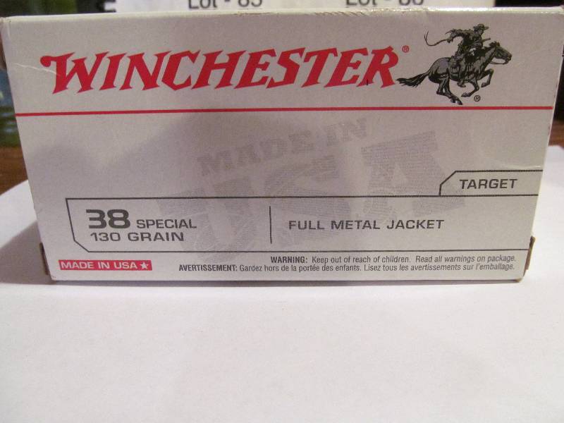 lot 80 image: Win 38 Special Bullets