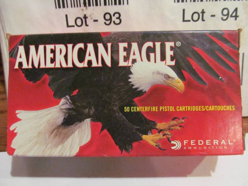lot 98 image: Am Eagle .38 Special Bullets