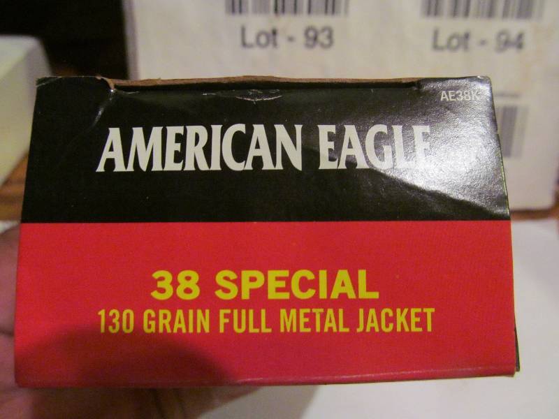 lot 97 image: Am Eagle .38 Special Bullets