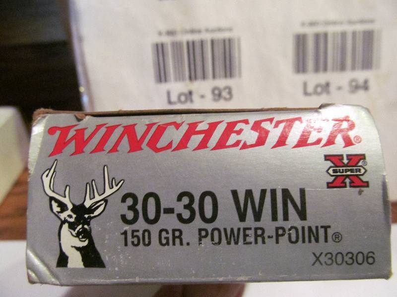 lot 92 image: Win 30-30 Bullets