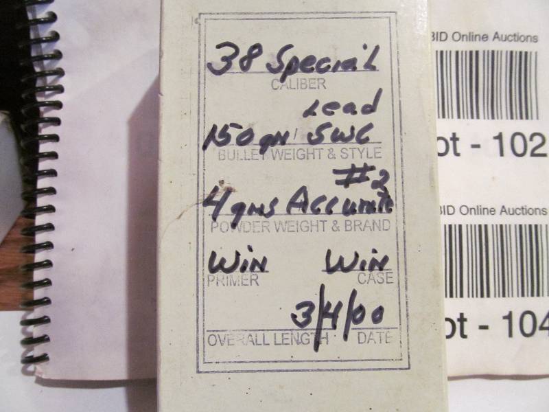 lot 89 image: 38 Special Bullets