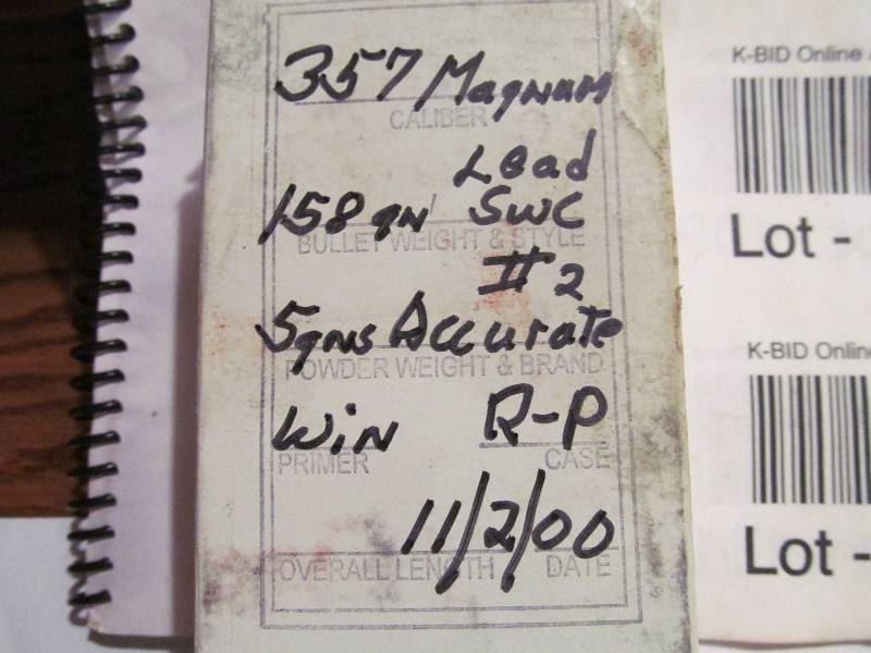 lot 102 image: .357 Magnum Bullets