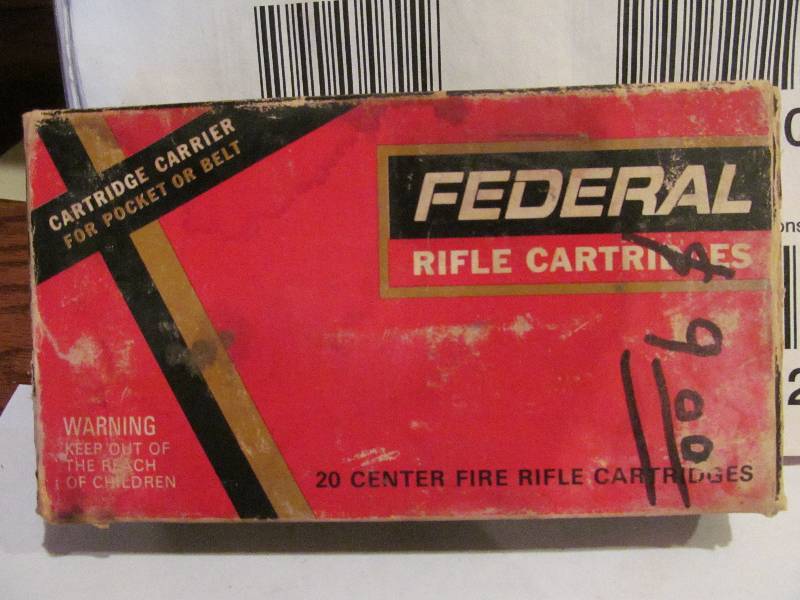 lot 112 image: Federal 30-06 Bullets