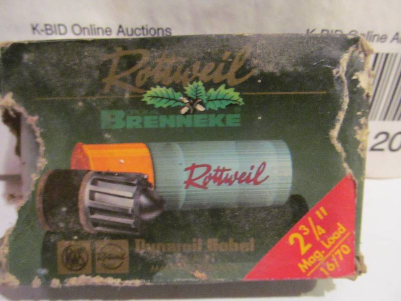 lot 113 image: Brenneke 2 34 Mag Load