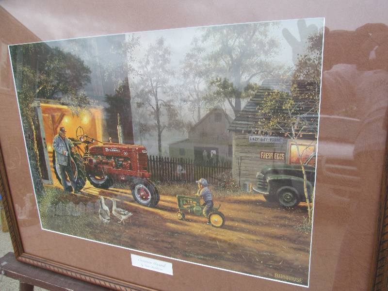 lot 14 image: John Deere print