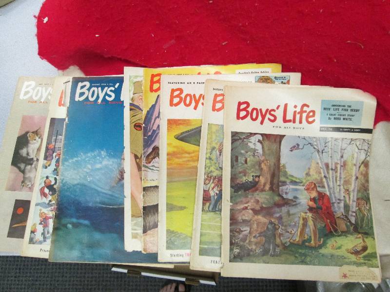 lot 5 image: Boys Life for all boys 1951-1957...