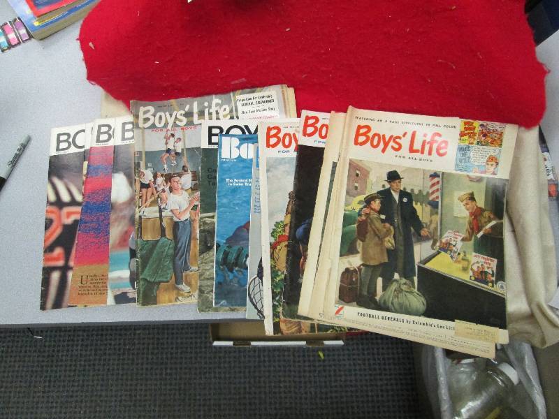 lot 6 image: Boys Life for all boys 1951-1975...