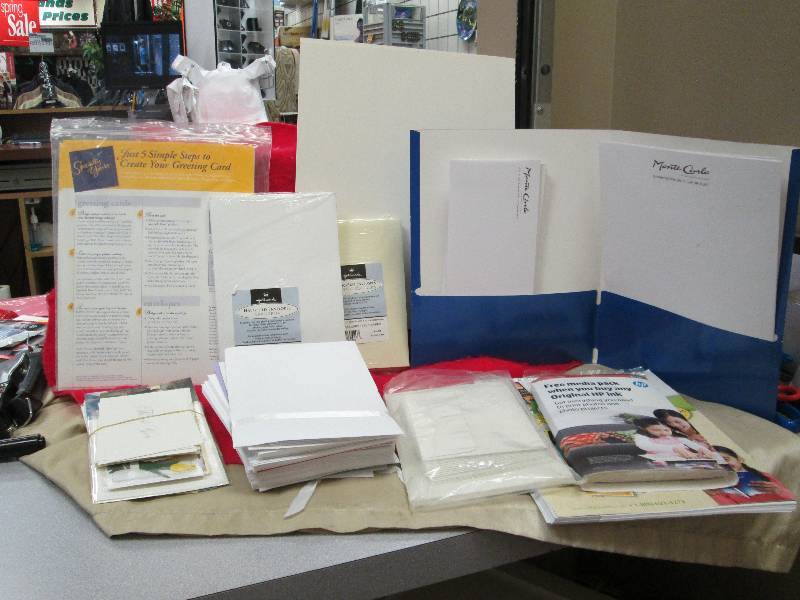 lot 115 image: Half-fold envelopes, create your gr...
