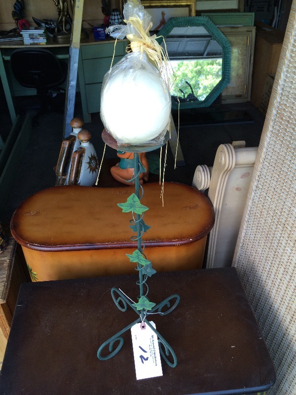 Candle Holders  Stands 23-28 high and 29-33 high  Lot of 2