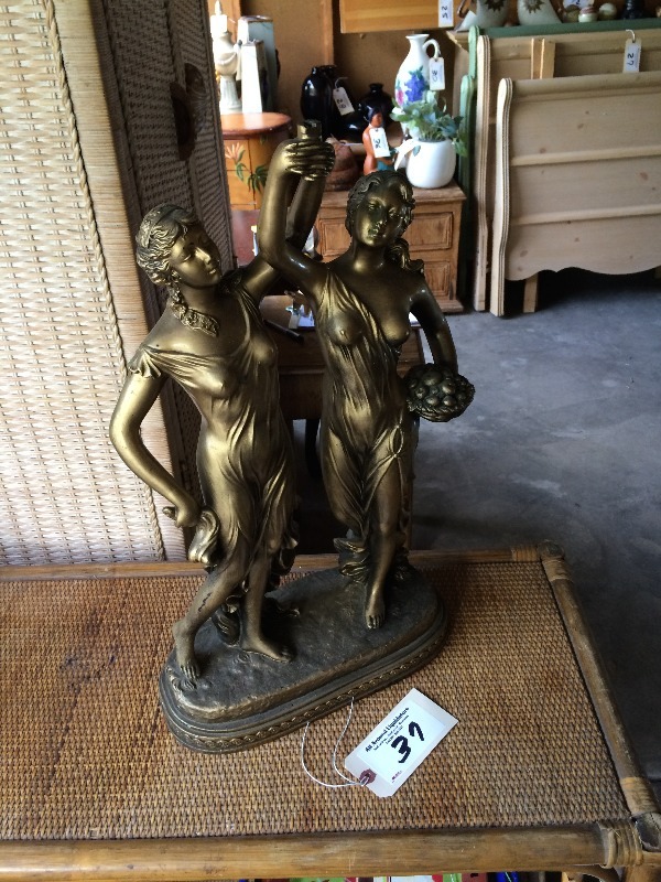 Table Art - Figurine, statue   stands 24 tall and 14 high