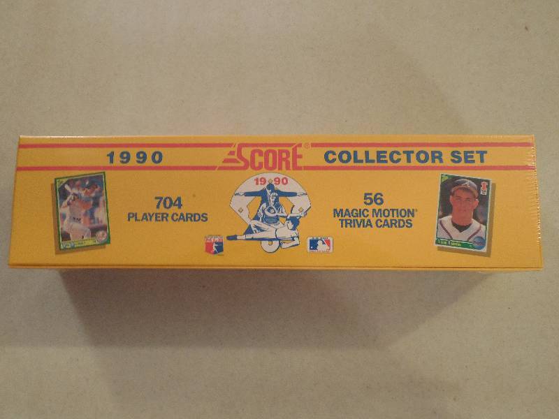 lot 8-COPY image: 1990 Score Baseball factory Set- Sealed NEw
