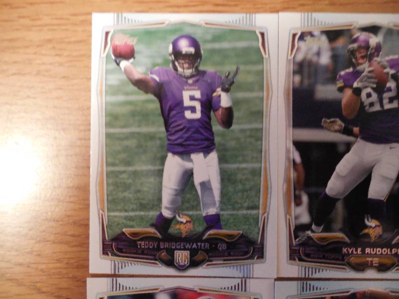 lot 21-COPY image: 2014 Topps Minnesota Vikings Team Set of 14 cards