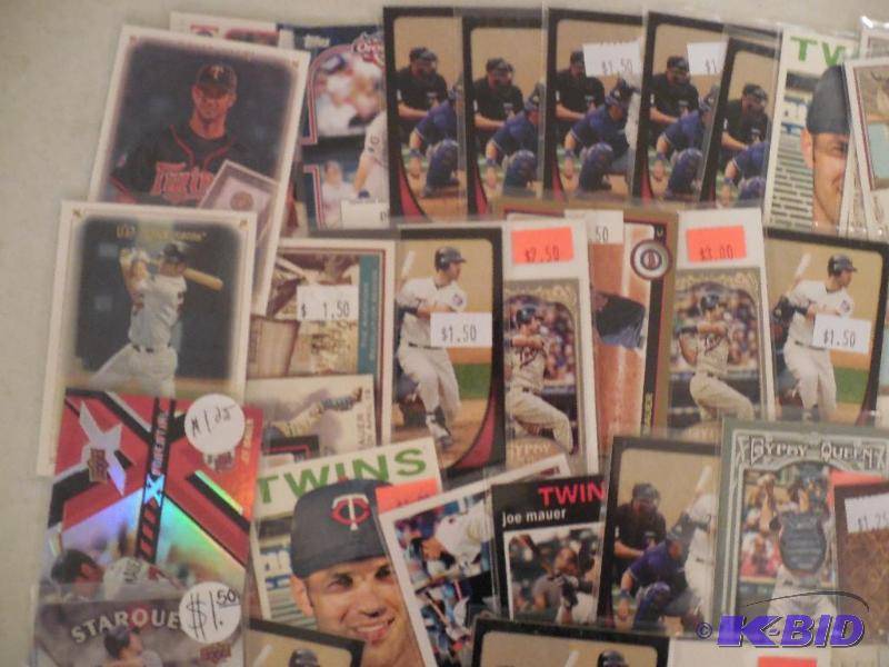 lot 60-COPY image: (50) Joe Mauer Cards - Collection - Lot