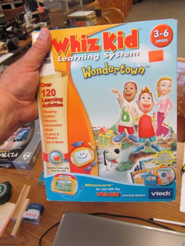 Lot of 3 Whiz Kid Learning Systems Interactive Learning Games by Vtech ...