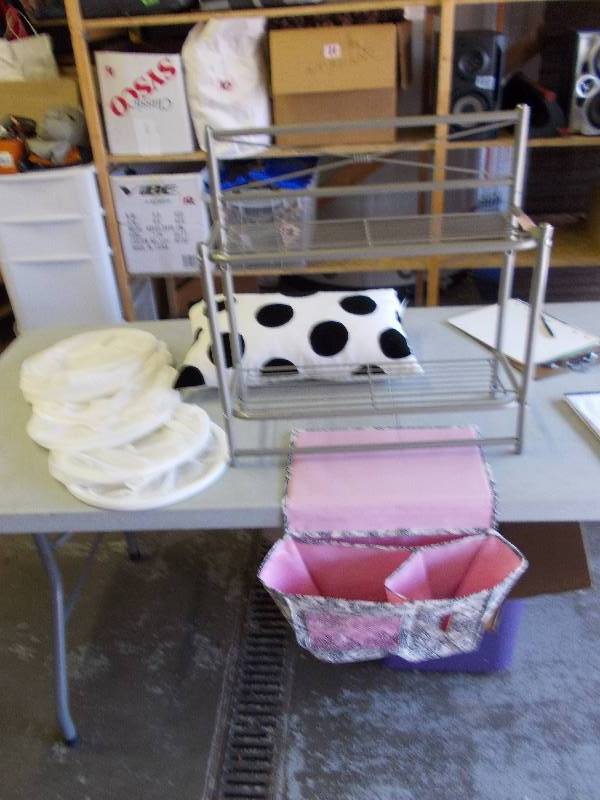 Wire Wall Rack, Bed Side Pocket, Ikea Sorter, Polka Dot Pillow