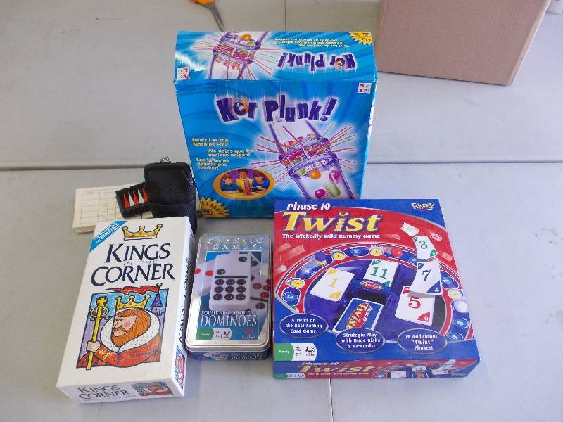 Lot Of Dominoes & Games