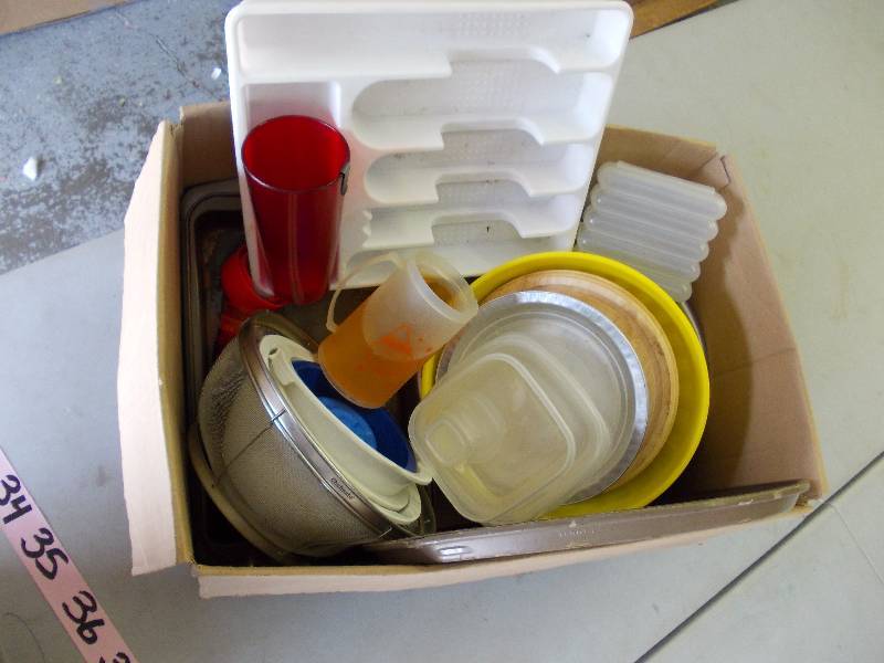 Box Lot Of Kitchen Wares
