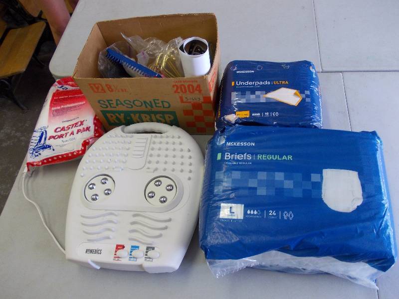 Foot Massager, Adult Briefs, Under Pads, Old Loom Toy, Easels, Misc