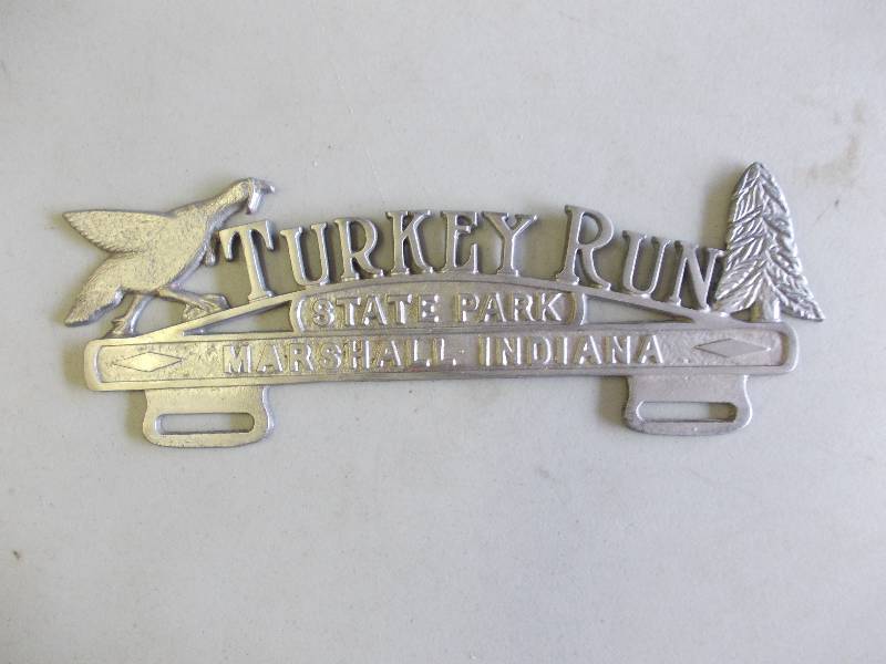 Marshall, Indiana Turkey Run State Park Sign