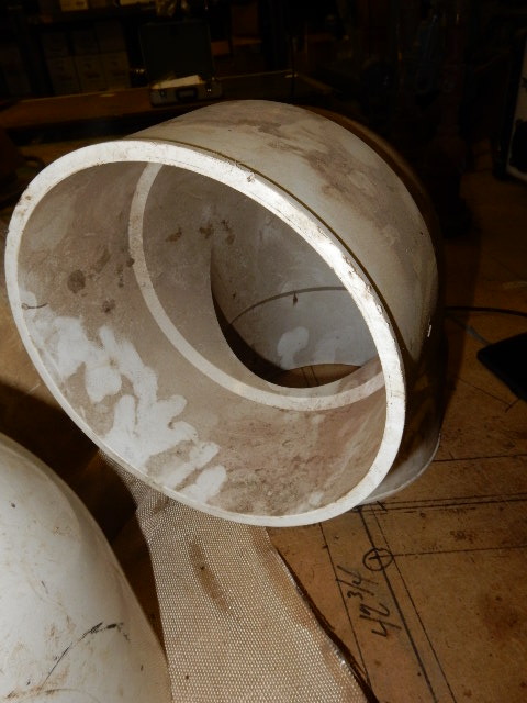 3, 8 in 90 Degree Plastic Pipe Elbows